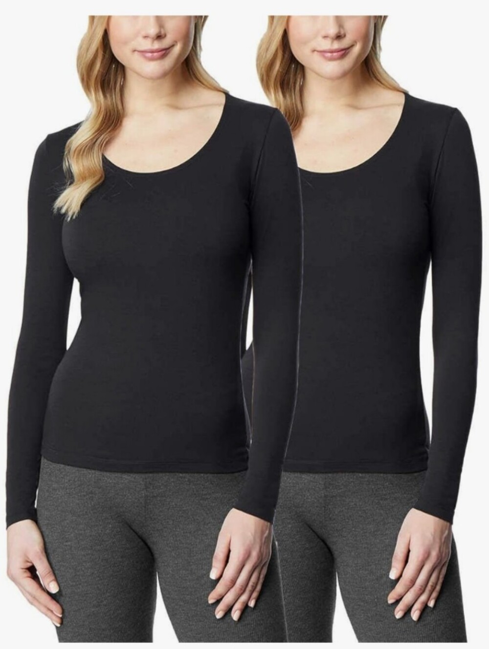 32 Degree Heat Dry Fit Long Sleeve Layer Tees Sets Of 2, Quick Dry, Temp Control